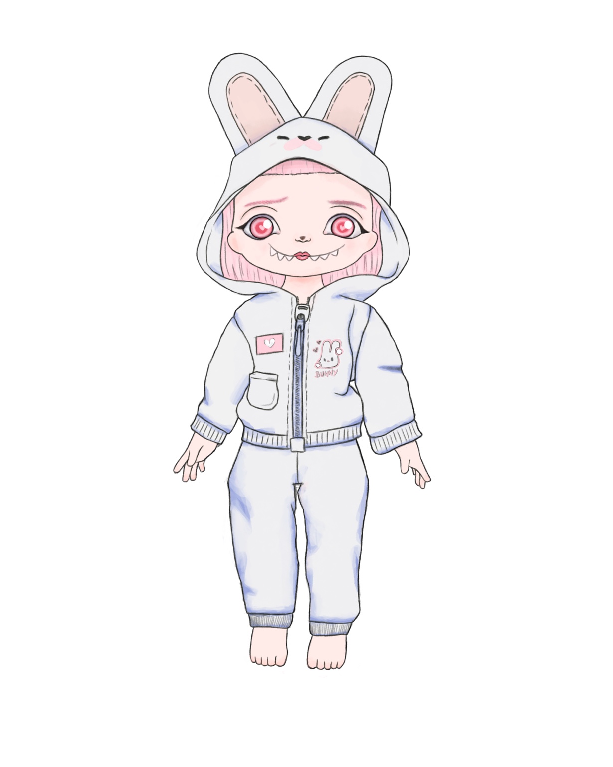 Labubu character illustration